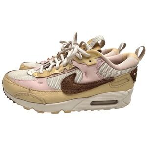 NIKE AIR MAX 90 Futura Woman's OREWOOD / BROWN/ PINK DZ4704 100 Size 7